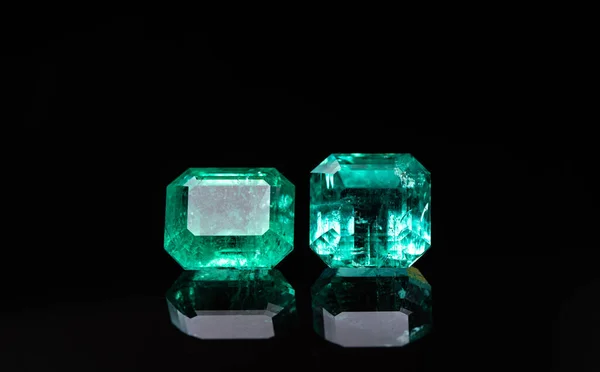 Smaragd Drágakövek Drága Drágakövek — Stock Fotó