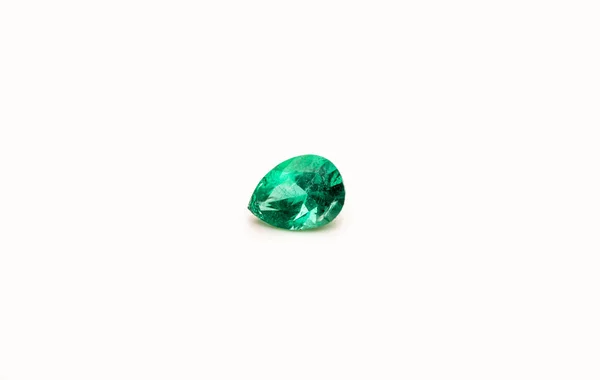 Přírodní Smaragdový Drahokam Drahokam Volný Kámen — Stock fotografie