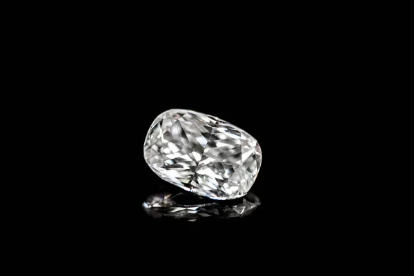 Hermosa Piedra Preciosa Del Diamante Fondo Cerca — Foto de Stock