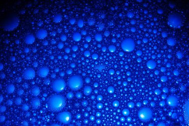 Mavi ve sarı daireli soyut arkaplan