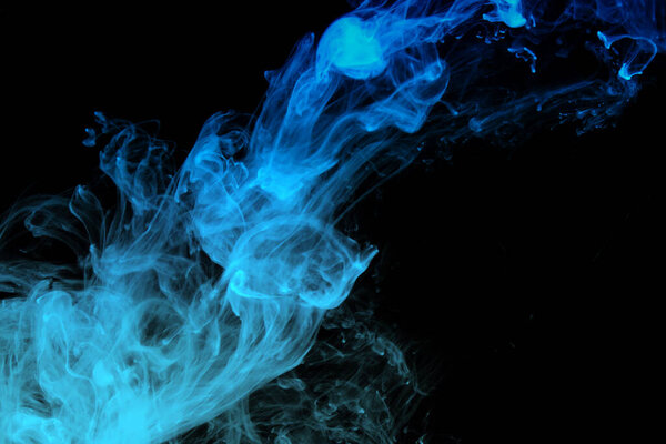 Smoke on black background. abstract texture.