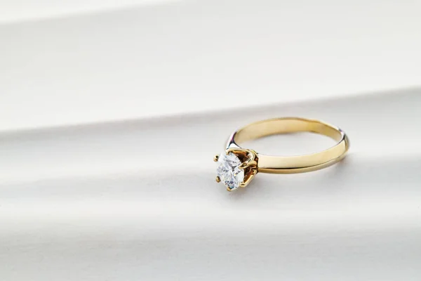 Όμορφο Δαχτυλίδι Διαμάντι — Φωτογραφία Αρχείου