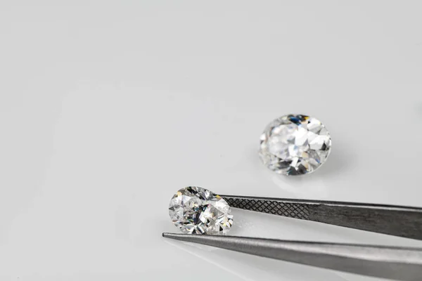 Lindo Diamantes Luxo Fundo Close — Fotografia de Stock