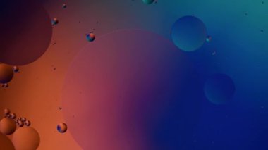 hareketli renkli baloncuklu soyut arkaplan 