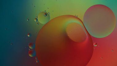 hareketli renkli baloncuklu soyut arkaplan 