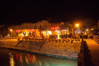 İsrail 'in başkentinin gece manzarası