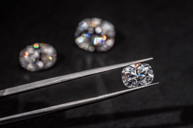 güzel lüks elmaslar arka planda, yakın plan