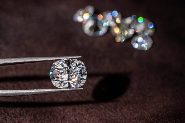 beautiful Luxury Diamonds on background, close up