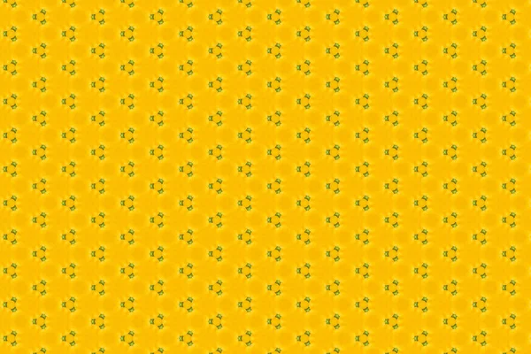 Seamless Pattern Yellow Orange Flowers Floral Background Black White Golden — Stock Photo, Image