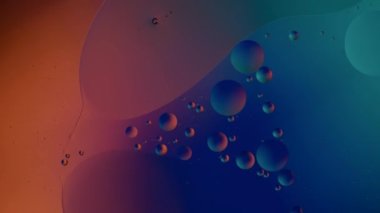 hareketli renkli baloncuklu soyut arkaplan 