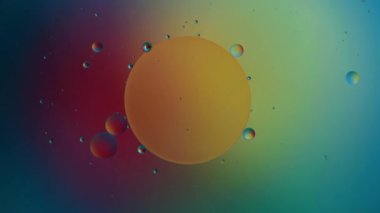 hareketli renkli baloncuklu soyut arkaplan 