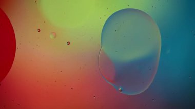 hareketli renkli baloncuklu soyut arkaplan 