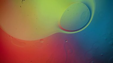 hareketli renkli baloncuklu soyut arkaplan 