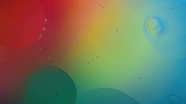hareketli renkli baloncuklu soyut arkaplan 