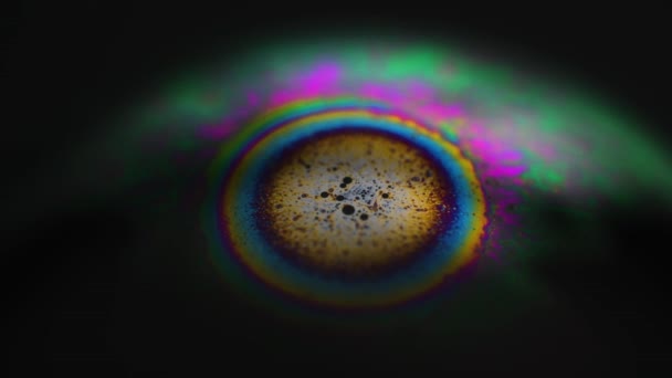 Fondo Abstracto Con Burbujas Colores Movimiento — Vídeos de Stock