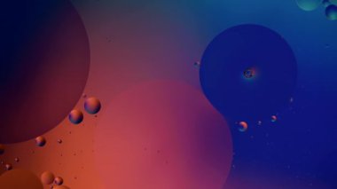 hareketli renkli baloncuklu soyut arkaplan 