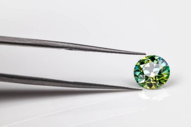 Mavi elmas. Lüks Değerli Gemstone