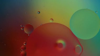 hareketli renkli baloncuklu soyut arkaplan 