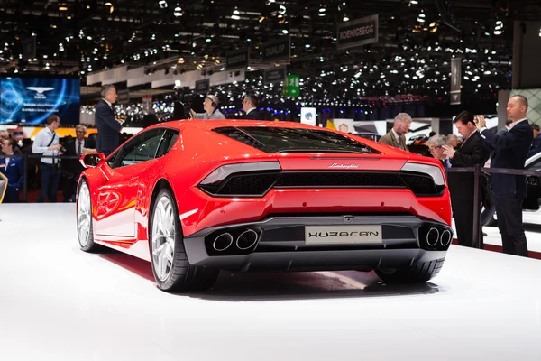 Lamborghini Huracan in Genf — Stockfoto
