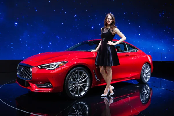 Infiniti Q60 a Ginevra — Foto Stock