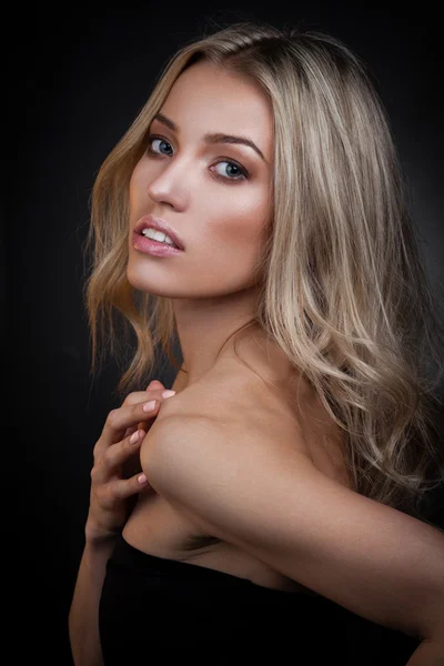 Sexy blonde babe — Stockfoto