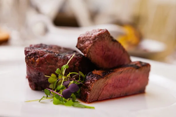 Filet mignon måltid — Stockfoto