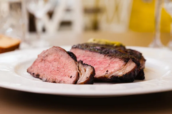 Bife de Nova Iorque — Fotografia de Stock