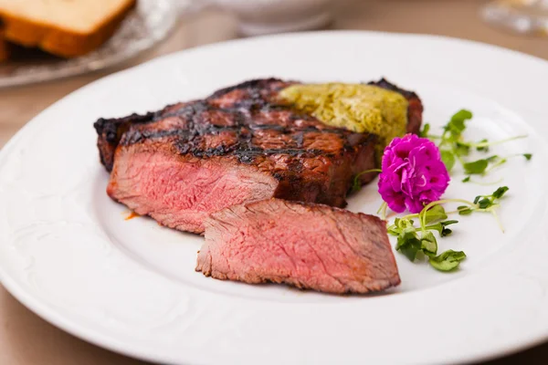 New York steak — Stock Photo, Image