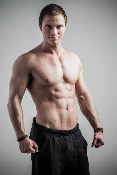 Fitness male model — Stock Photo, Image