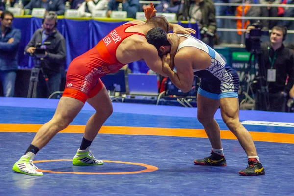 Match David Taylor Titan Mercury Wrestling Team Usa Alireza Karimimachiani — Fotografia de Stock