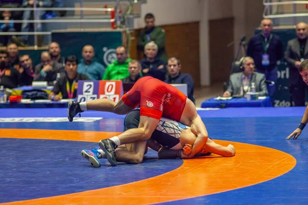 Match Nazar Kulchytskyy Titan Mercury Wrestling Team Usa Atsamaz Sanakoev — Zdjęcie stockowe