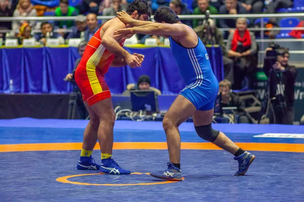 Match Alen Zaseev Ukr Andranik Galstyan Arm World Wrestling Club — Fotografia de Stock