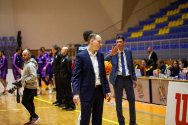 The basketball match of Ukrainian Superleague Parimatch SEASON 2020/21 BC Kharkiv Sokoly - MBC Nikolaev, 31.01.2021,Ukraine, Kharkov, Palace of Sports Lokomotiv