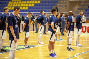 The basketball match of Ukrainian Superleague Parimatch SEASON 2020/21 BC Kharkiv Sokoly - MBC Nikolaev, 31.01.2021,Ukraine, Kharkov, Palace of Sports Lokomotiv