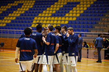 The basketball match of Ukrainian Superleague Parimatch SEASON 2020/21 BC Kharkiv Sokoly - MBC Nikolaev, 31.01.2021,Ukraine, Kharkov, Palace of Sports Lokomotiv
