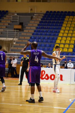 The basketball match of Ukrainian Superleague Parimatch SEASON 2020/21 BC Kharkiv Sokoly - MBC Nikolaev, 31.01.2021,Ukraine, Kharkov, Palace of Sports Lokomotiv
