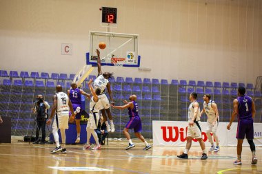 The basketball match of Ukrainian Superleague Parimatch SEASON 2020/21 BC Kharkiv Sokoly - MBC Nikolaev, 31.01.2021,Ukraine, Kharkov, Palace of Sports Lokomotiv