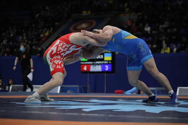 International Greco Roman Freestyle Wrestling Tournament Xxiv Outstanding Ukrainian Wrestlers — Stock Photo, Image