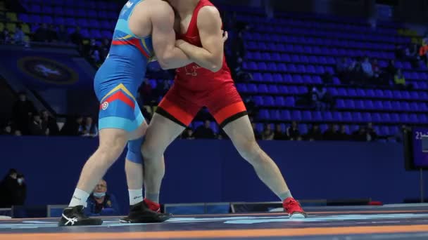 Internazionale Greco Romana Freestyle Torneo Wrestling Xxiv Eccezionali Lottatori Ucraini — Video Stock