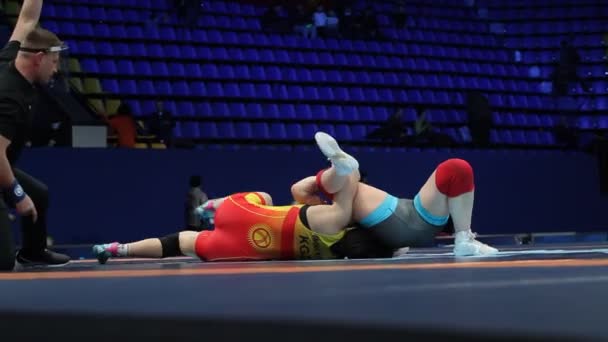 Nemzetközi Greco Római Freestyle Birkózó Torna Xxiv Kiemelkedő Ukrán Birkózók — Stock videók