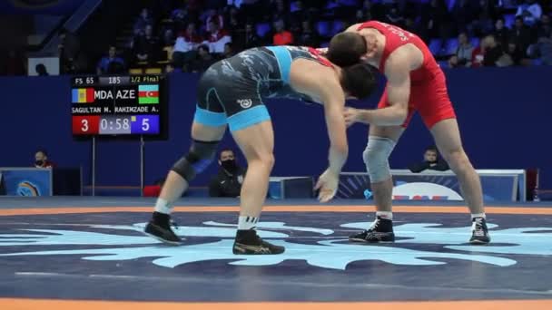 Nemzetközi Greco Római Freestyle Birkózó Torna Xxiv Kiemelkedő Ukrán Birkózók — Stock videók