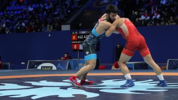 Internazionale Greco Romana Freestyle Torneo Wrestling Xxiv Eccezionali Lottatori Ucraini — Video Stock