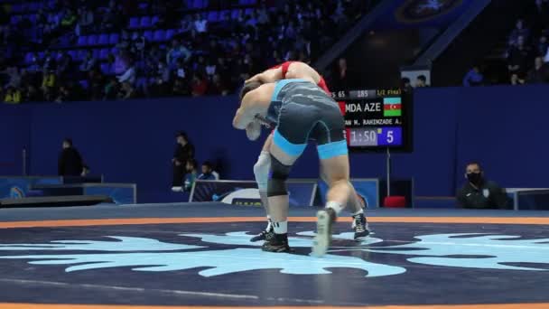 Nemzetközi Greco Római Freestyle Birkózó Torna Xxiv Kiemelkedő Ukrán Birkózók — Stock videók