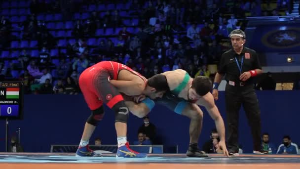 Internazionale Greco Romana Freestyle Torneo Wrestling Xxiv Eccezionali Lottatori Ucraini — Video Stock