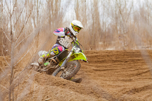 Open championship of the Kharkov region in motocross, Ukraine, Kharkov, 04.04.2021