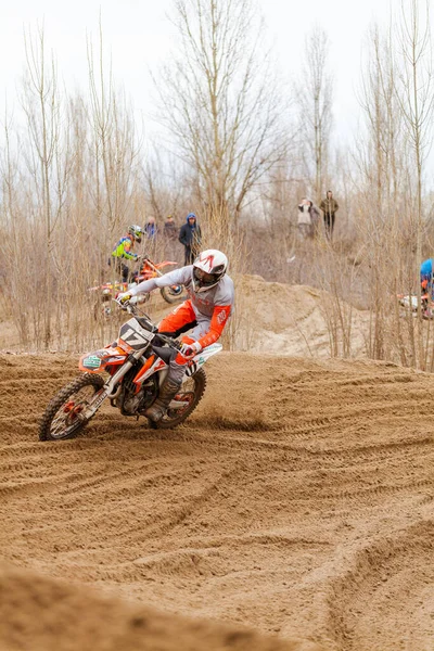 Campionato Aperto Della Regione Kharkov Motocross Ucraina Kharkov 2021 — Foto Stock