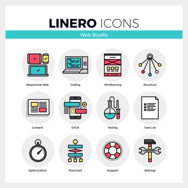 Web Studio Linero Icons Set