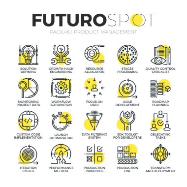 Ürün yönetimi Futuro Spot simgeleri