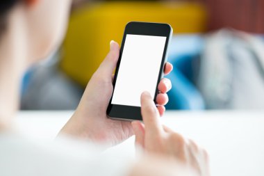 Modern smartphone kullanma office 