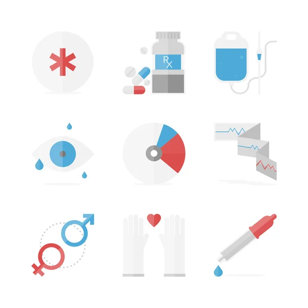 Healthcare and medical  icons — Stock Vector